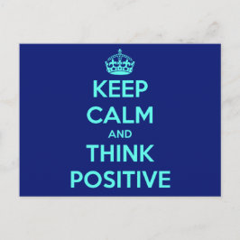 保前向き穏や考え ポストカード