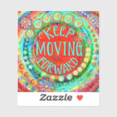 保前方のおもしろいカラフル検査 シール (シート)