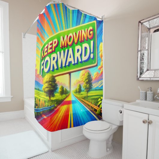 保前進 シャワーカーテン (インサイチュ)