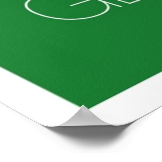 保勉強地理 ポスター (角)