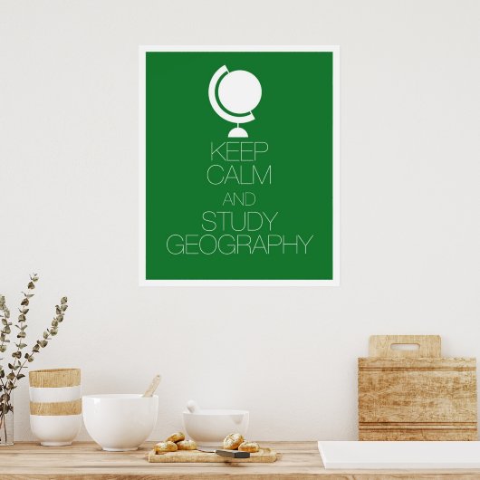 保勉強地理 ポスター (キッチン)