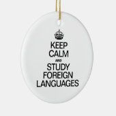 保勉強外国語 セラミックオーナメント (右)