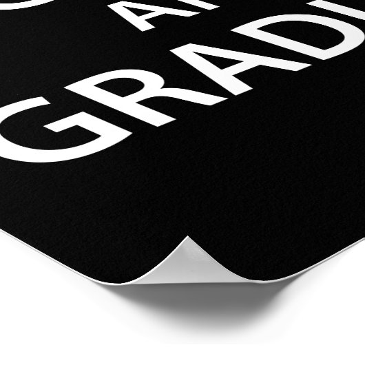 保卒業おもしろい ポスター (角)