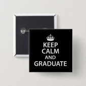 保卒業おもしろい 缶バッジ (正面&裏面)