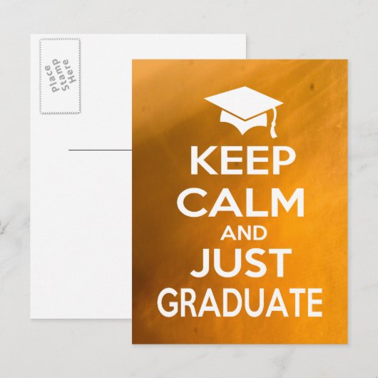 保卒業 案内ポストカード (正面/裏面)