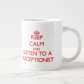 保受け聞係に向かって ジャンボコーヒーマグカップ (右)