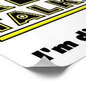 保口のおもしろいポスター ポスター (角)