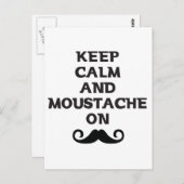 保口ひげ ポストカード (正面/裏面)