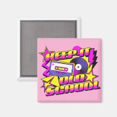 保古い学校 マグネット (正面/裏面)