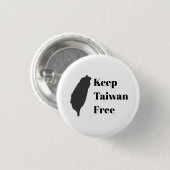 保台湾フリー 缶バッジ (正面&裏面)
