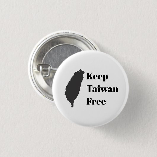 保台湾フリー 缶バッジ (正面&裏面)