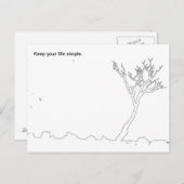 保命シンプル ポストカード (正面/裏面)