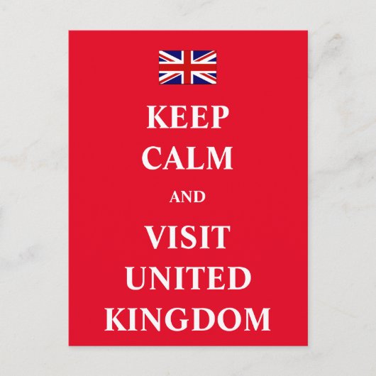 保国を訪問統一されたする ポストカード (正面)