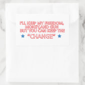 保変化 長方形シール (バッグ)