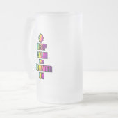 保夏を迎える フロストグラスビールジョッキ (正面左)