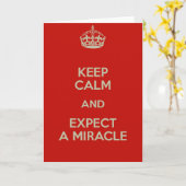 保奇跡のグリーティングカードを期待 カード (黄色い花)