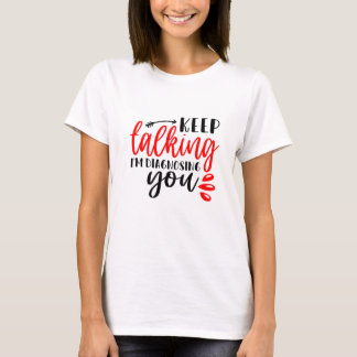 保女の診断だ Tシャツ