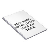 保女子やる気を起こさせる手帳 ノートブック (右側)