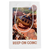 保女感動的亀 ミディアムペーパーバッグ (正面)