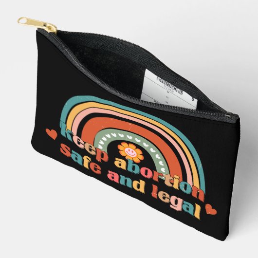 保妊娠中絶 アクセサリーポーチ (見開き)