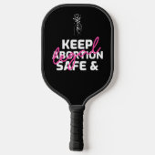 保妊娠中絶 ピックルボールラケット (裏面)