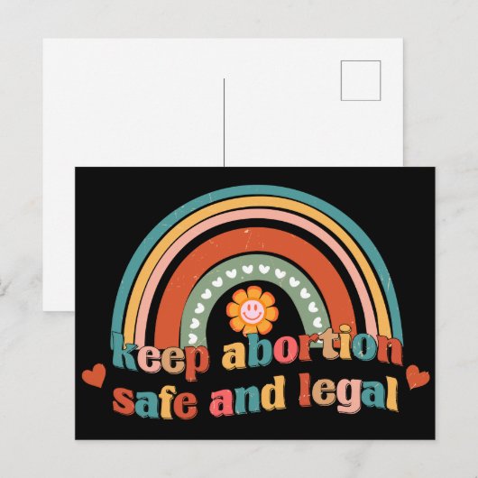 保妊娠中絶 ポストカード (正面/裏面)