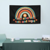 保妊娠中絶 横断幕 (トレードショー)