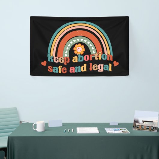 保妊娠中絶 横断幕 (トレードショー)