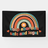 保妊娠中絶 横断幕 (横)