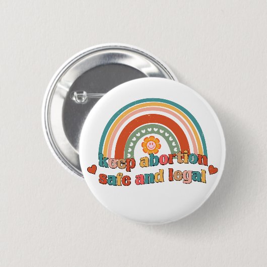 保妊娠中絶 缶バッジ (正面&裏面)