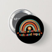 保妊娠中絶 缶バッジ (正面&裏面)