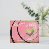 保存する日付カスタマイズ-  案内ポストカード (スタンド正面)