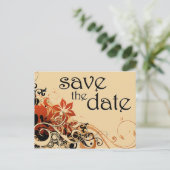 保存する日付：花風： 案内ポストカード (スタンド正面)