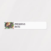 保存とジャム、ゼリー詳細ラベル ラベル (デザイン1)