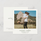 保存の日付 招待状 (正面/裏面)