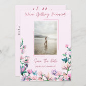 保存の日程のお知らせ 招待状 (正面/裏面)