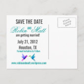 保存の日程を! 案内ポストカード (裏面)