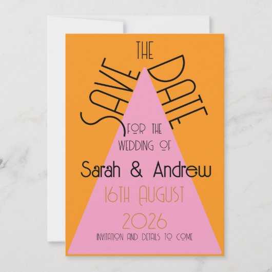 保存の日程 セーブザデート (正面)