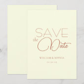 保存の日程 セーブザデート (正面/裏面)