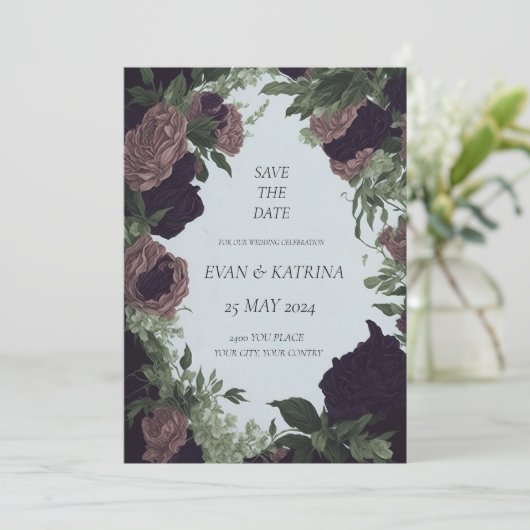 保存の日程 招待状 (スタンド正面)