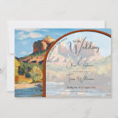 保存の日 - セドナの赤い岩のカテドラル 招待状 (正面)