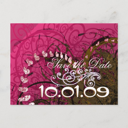 保存の日 ラズベリー・ハーツ - 案内ポストカード (正面)