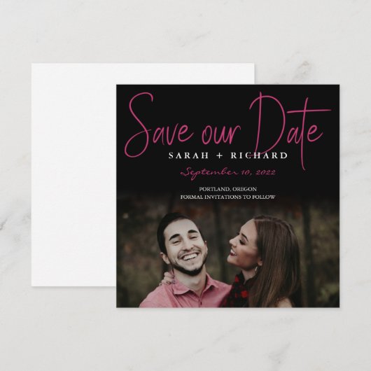 保存の日 招待状 (正面/裏面)