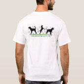 保存の犬のギアのTシャツ Tシャツ (裏面)