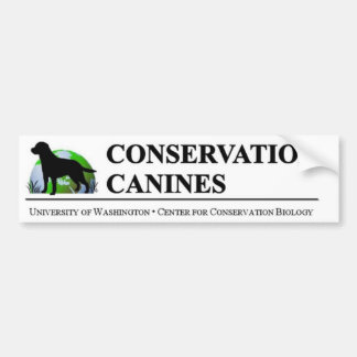 保存の犬のバンパーステッカー バンパーステッカー