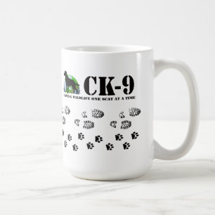 保存の犬のマグの足のプリントおよびブーツのプリント コーヒーマグカップ