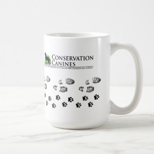 保存の犬のマグの足のプリントおよびブーツのプリント コーヒーマグカップ