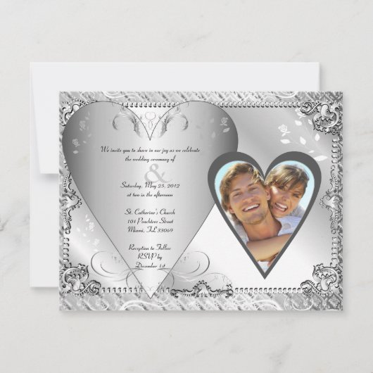 保存を結婚します日付の招待状 セーブザデート (正面)