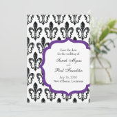保存を結婚します日付|ニュー・オーリンズ|の紫色 セーブザデート (スタンド正面)