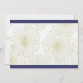 保存を結婚する海の貝日付カード セーブザデート (裏面)